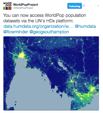 Worldpop datasets