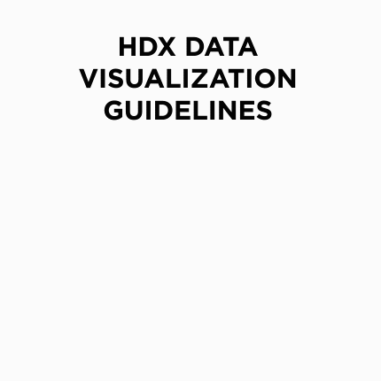 HDX Data Visualization Guidelines